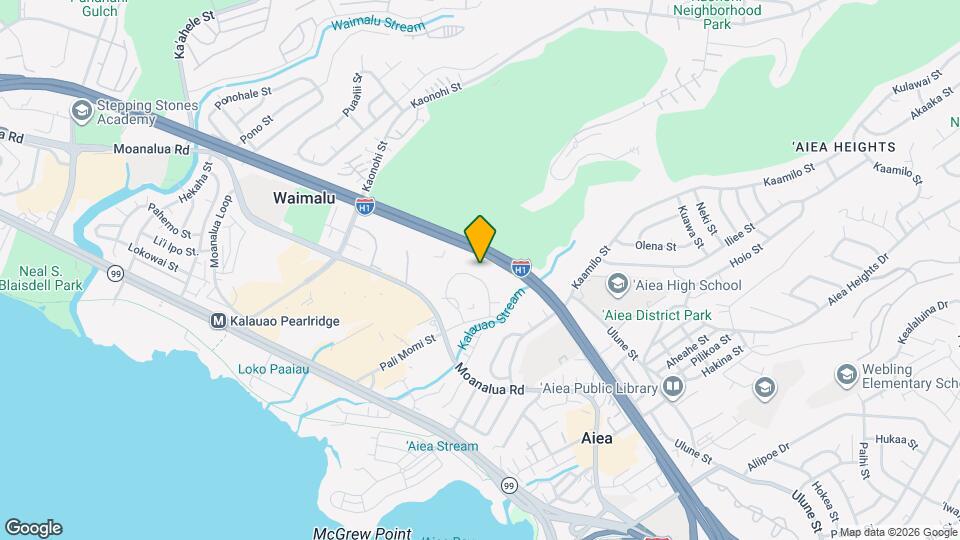 98-450-501 Koauka Loop Map and Location Details