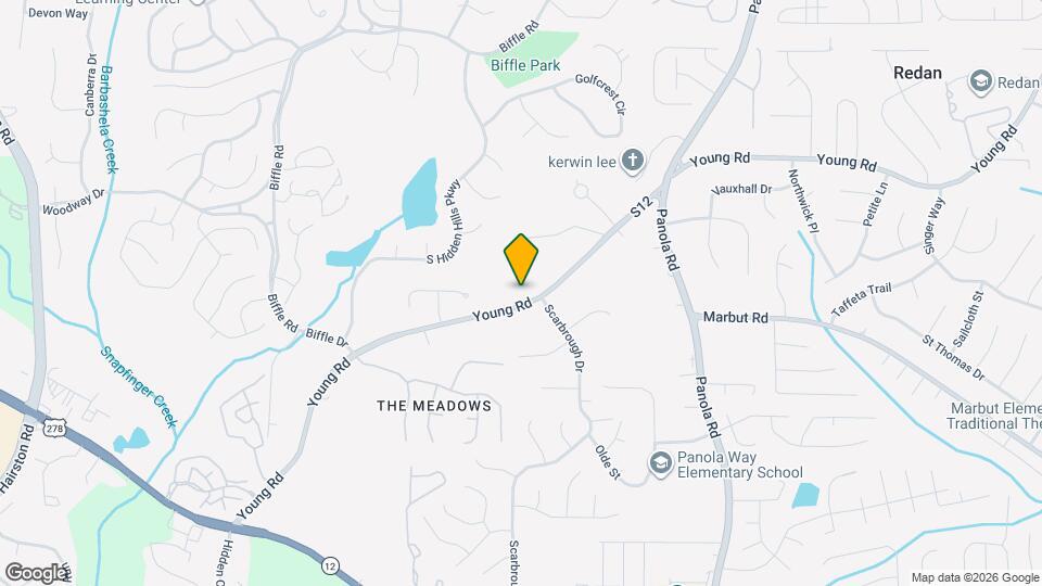 2327 Young Rd Map and Location Details