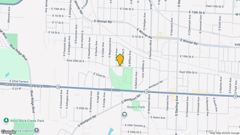 10323 East 20th St S Map and Location Details