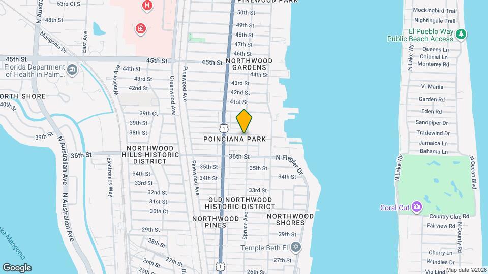 506 38th St Map and Location Details