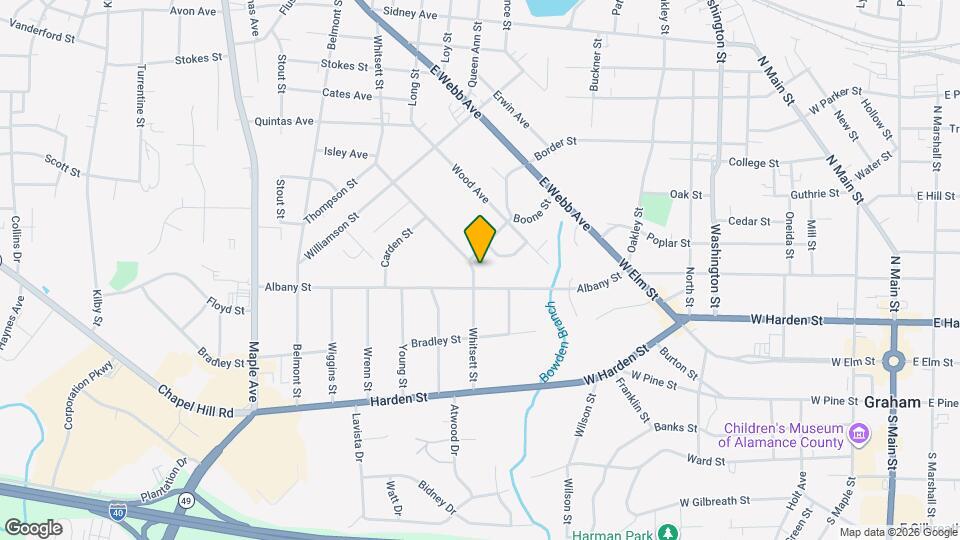 1908 Whitsett St Map and Location Details