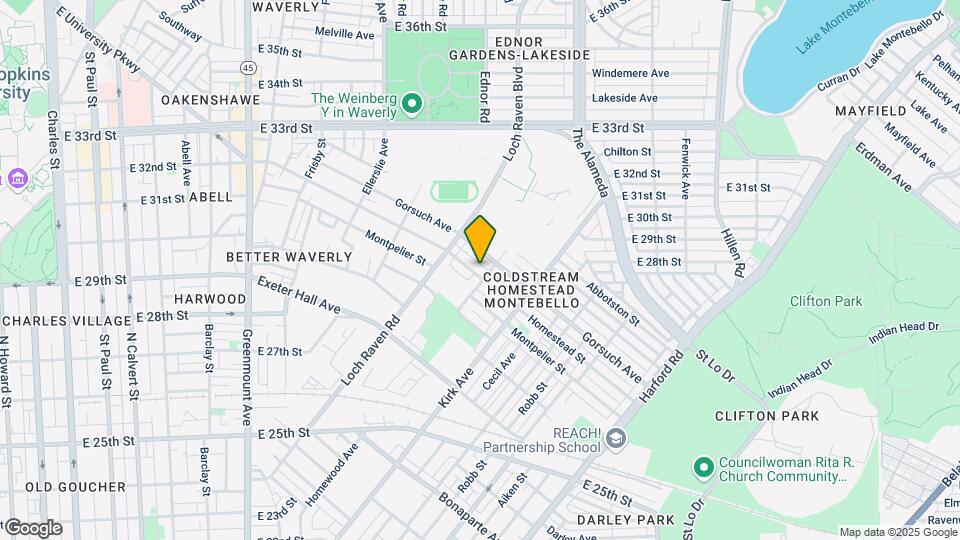 1352 Homestead St Map and Location Details
