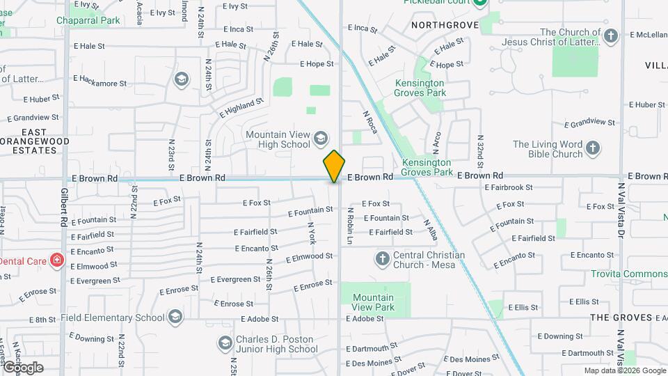 1137 N Winthrop Cir Map and Location Details