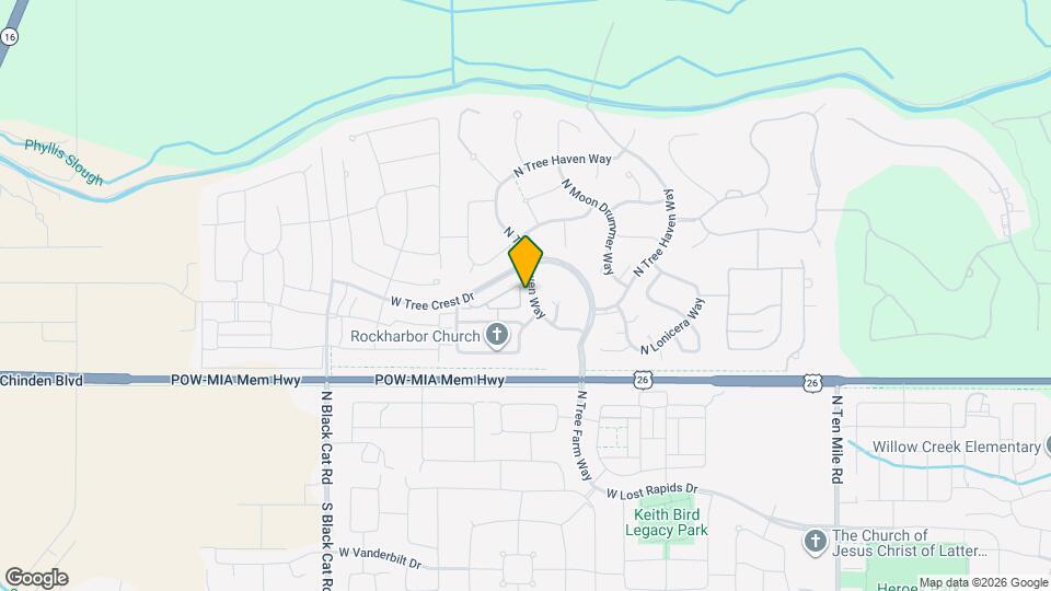 6642 N Asissi Ln Map and Location Details