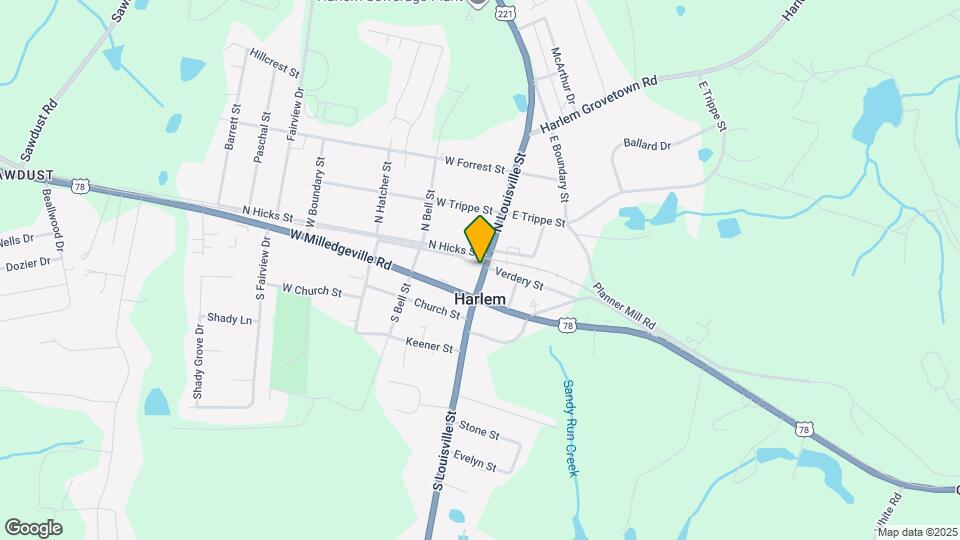 164 N Louisville St Map and Location Details