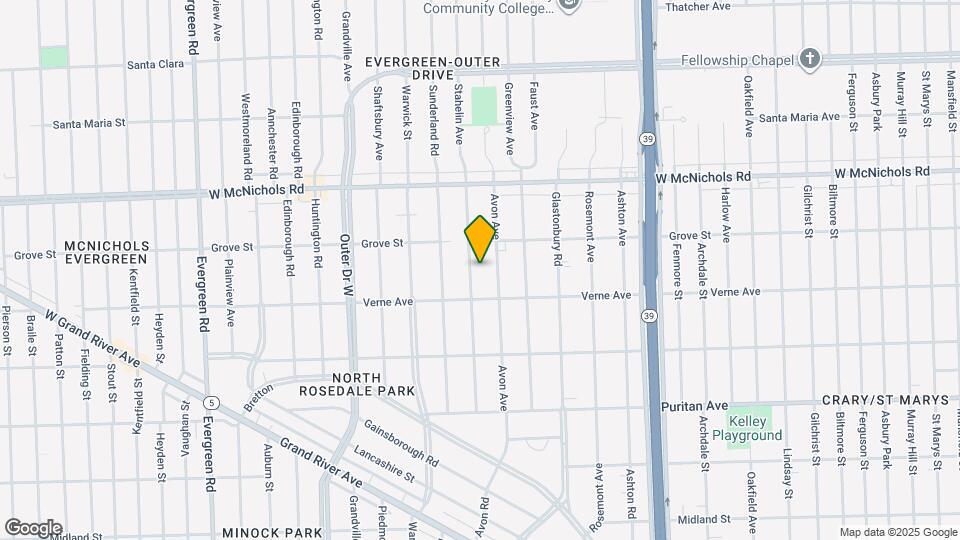 16740 Stahelin Ave Map and Location Details