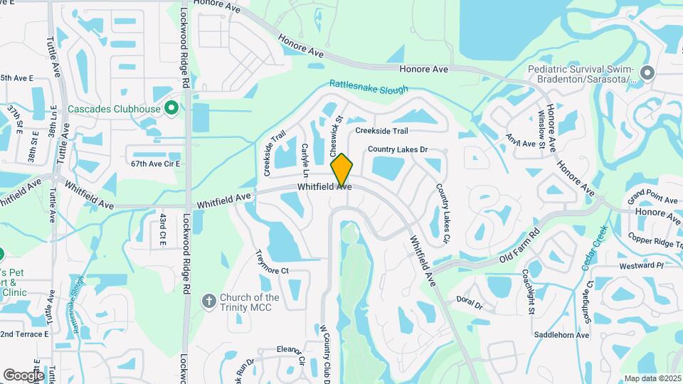 6884 W Country Club Ln Map and Location Details
