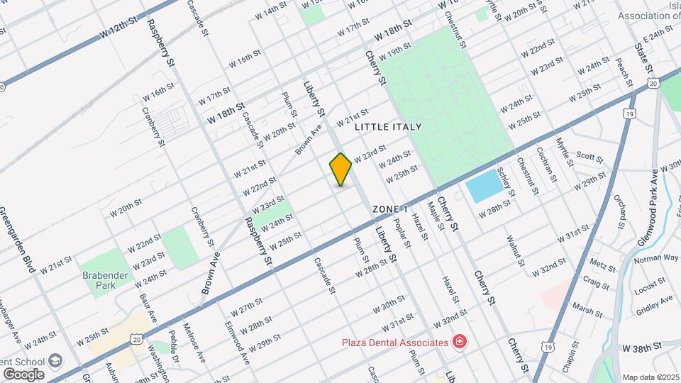 825 W 24th St Mapa y Detalles de la Ubicación