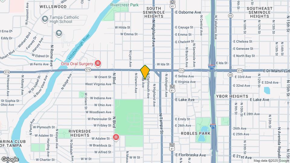 3901 N Ola Ave Map and Location Details