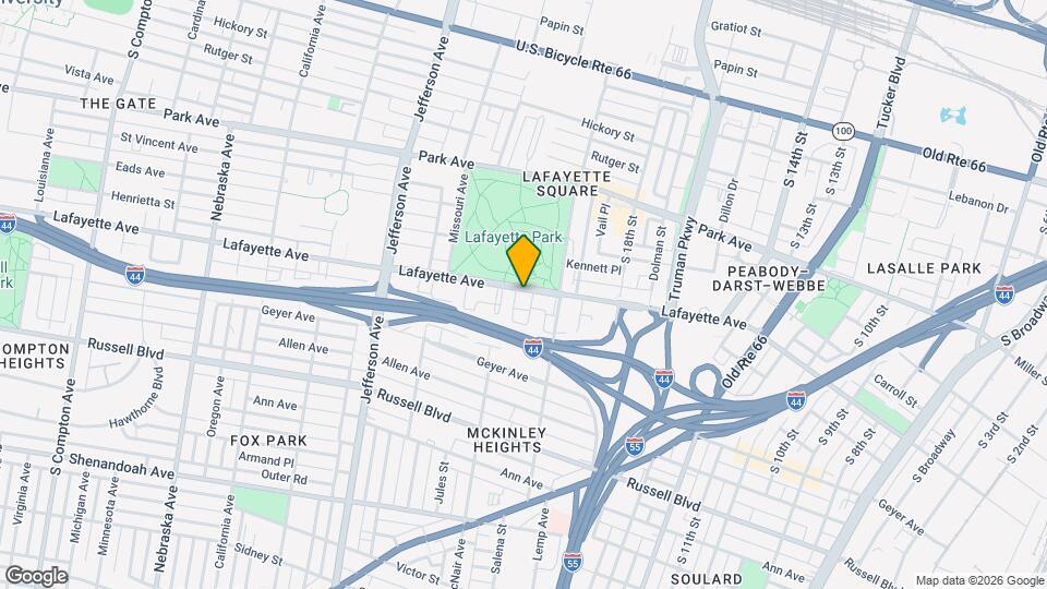 2056 Lafayette Ave, Unit 1E Mapa y Detalles de la Ubicación