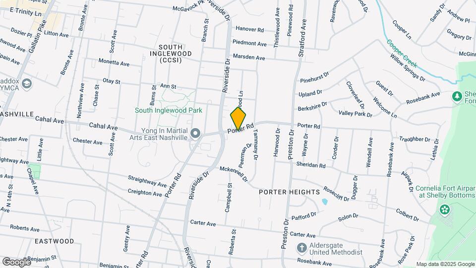 1707 Porter Rd Map and Location Details