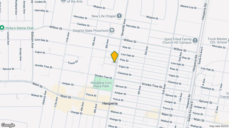 15958 Cajon St Map and Location Details