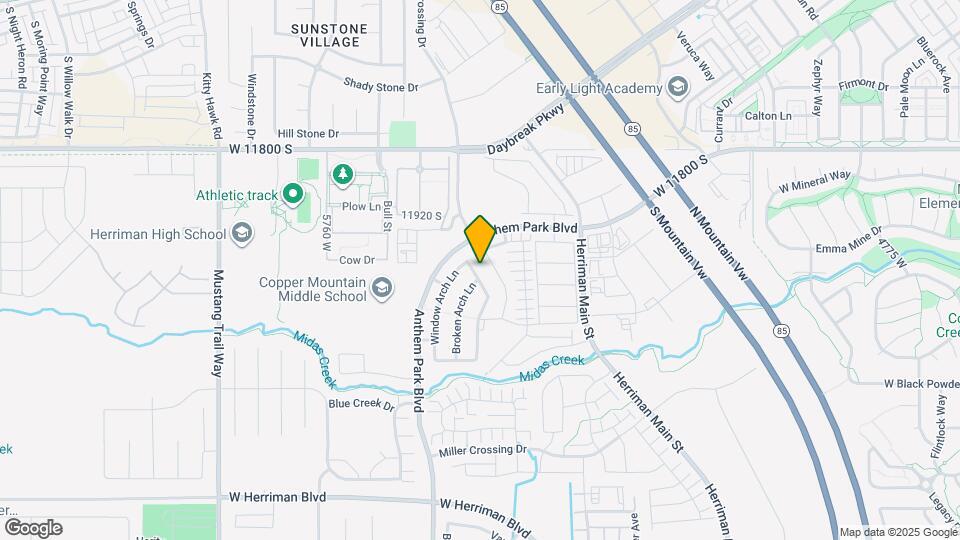 5482 W Tower Arch Ln Map and Location Details