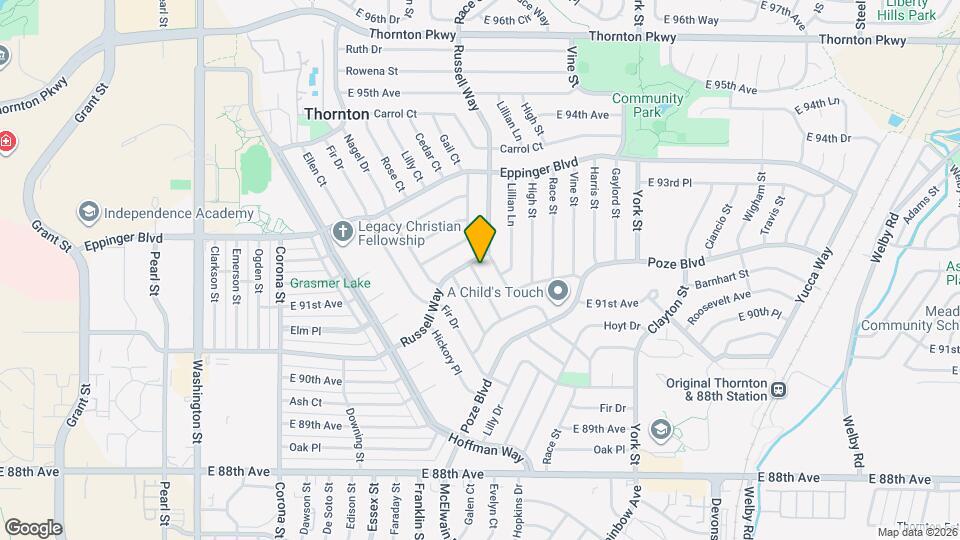 9170 Cedar Ct Map and Location Details