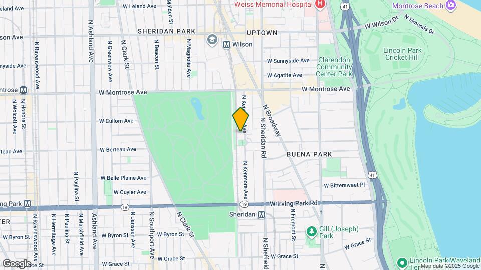 4214 N Kenmore Ave Map and Location Details