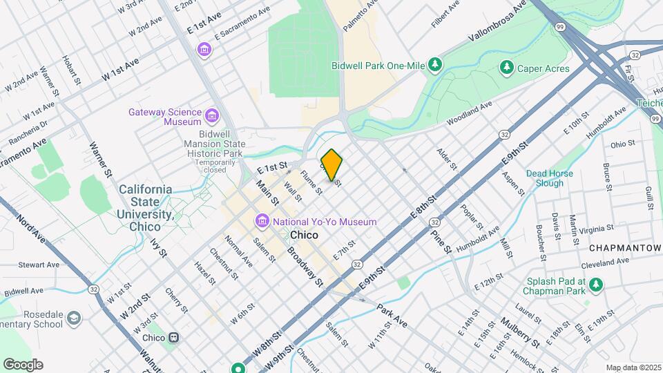 421 E 4th St Map and Location Details