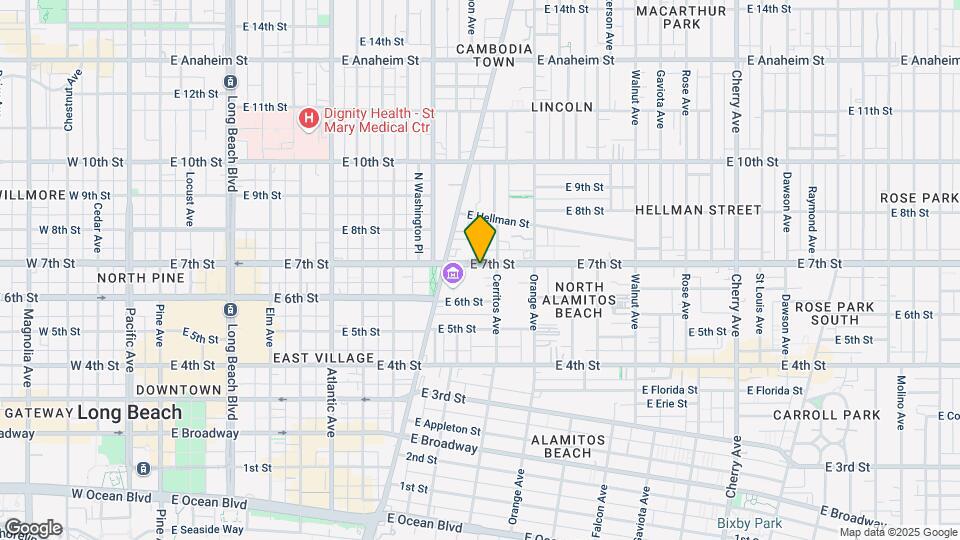 1052-1066 E 7th St Map and Location Details