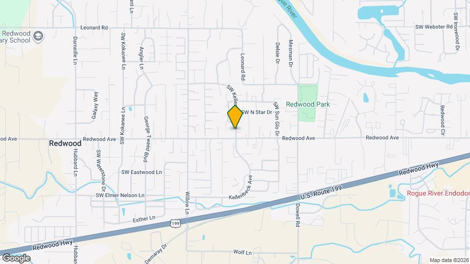 1480 SW Kellenbeck Ave Map and Location Details