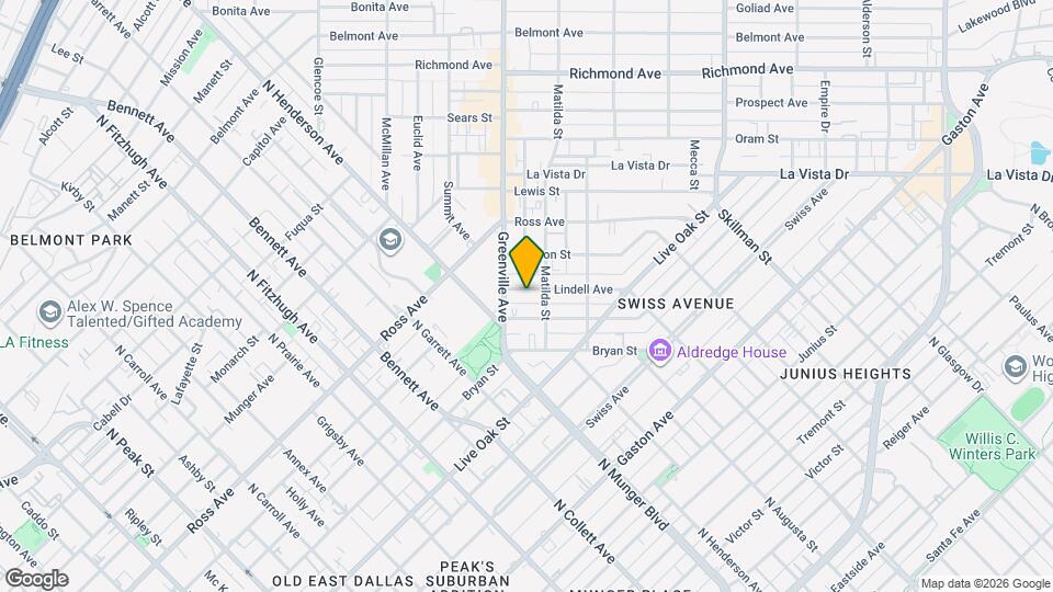 5602 Lindell Ave Map and Location Details