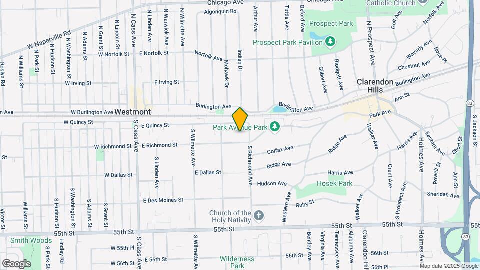 28 S Richmond Ave Mapa y Detalles de la Ubicación