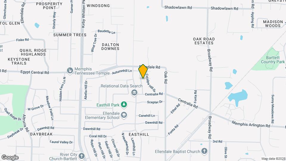 4190 Brookhill Ln Map and Location Details