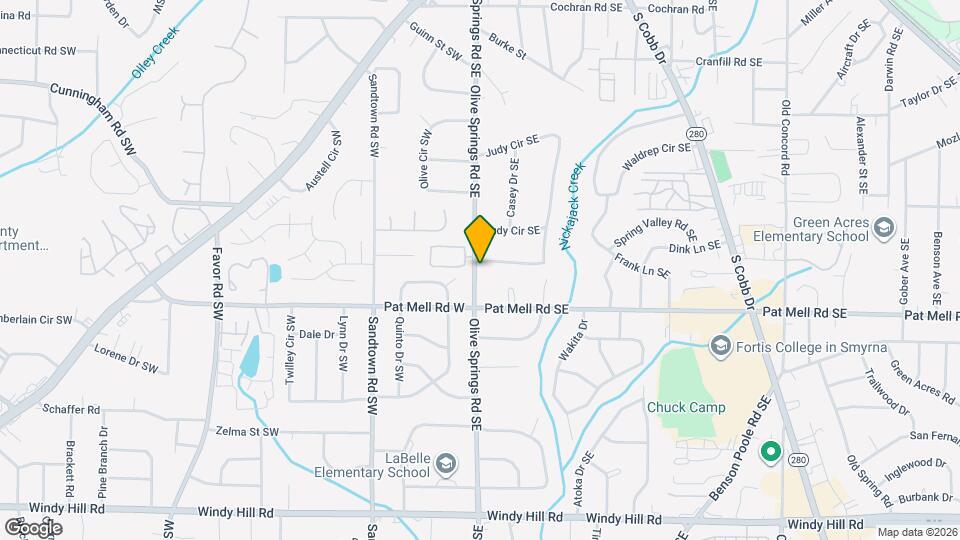 2041 Olive Springs Rd SE Mapa y Detalles de la Ubicación