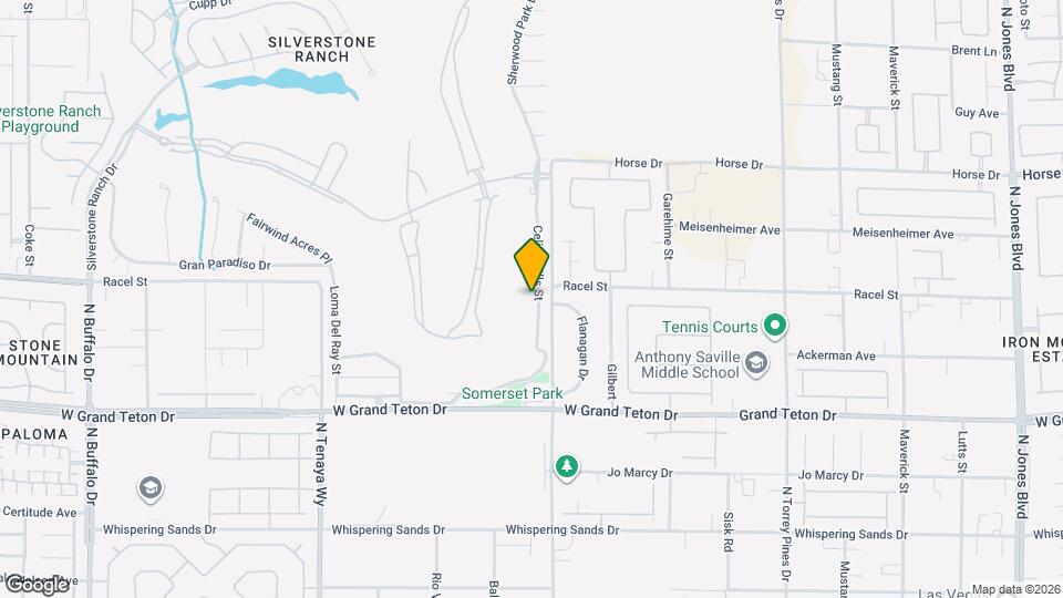 8125 Celina Hills St Map and Location Details