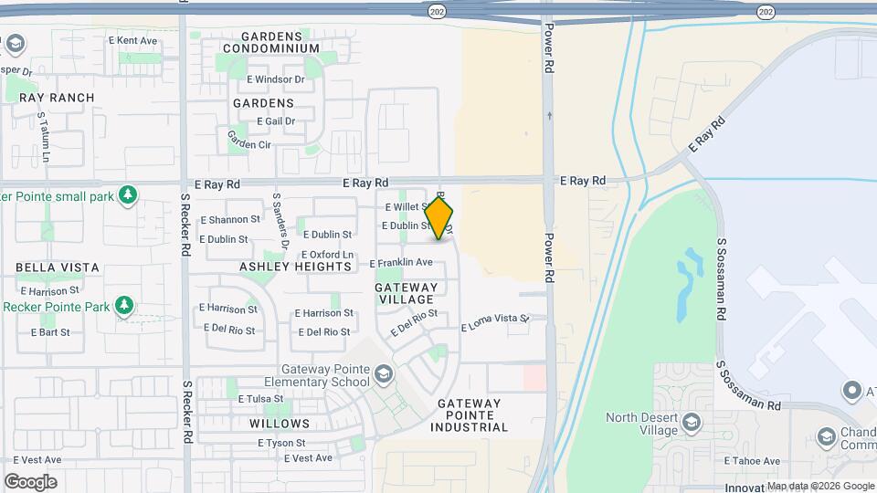 4563 E Oxford Ln Map and Location Details