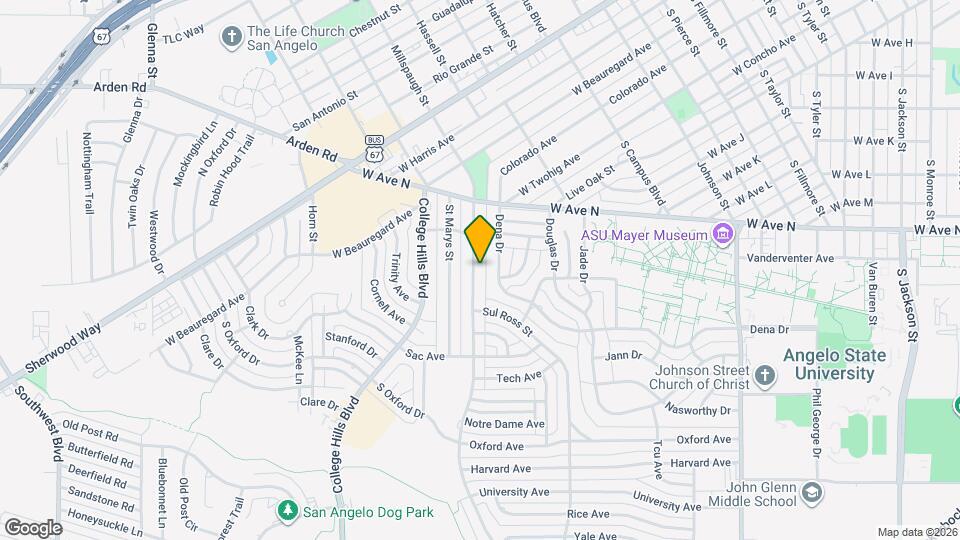 1934 A Ave Map and Location Details