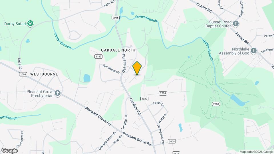 2802 Oakdale Pasture Dr Map and Location Details