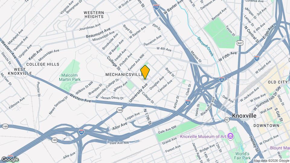 1609 Dunbar St Map and Location Details