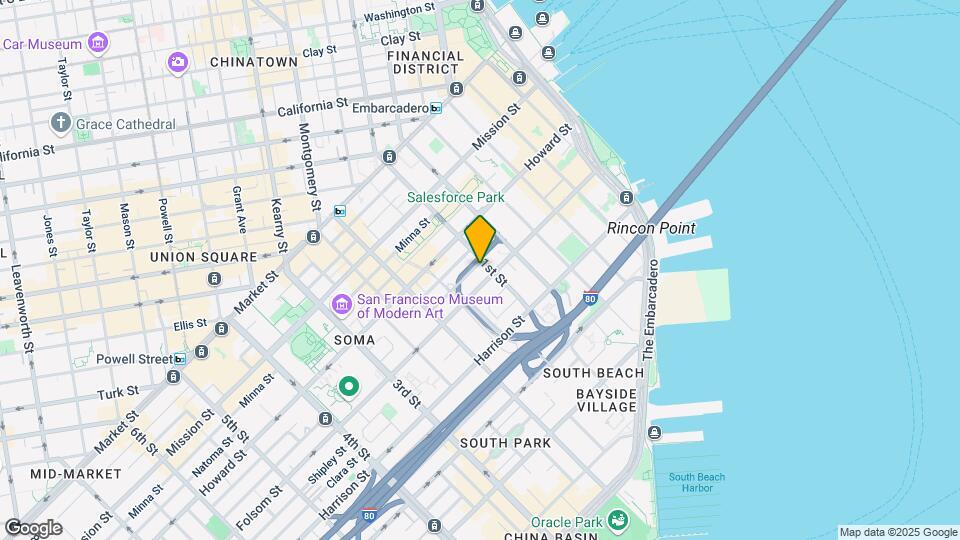 500 Folsom Mapa y Detalles de la Ubicación