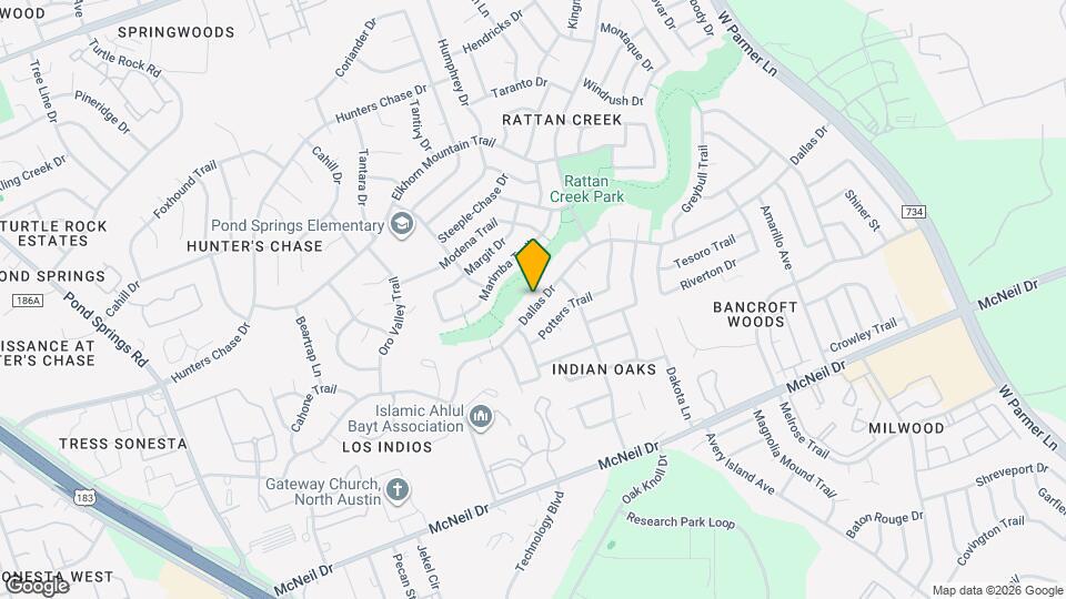 7436 Dallas Dr Map and Location Details