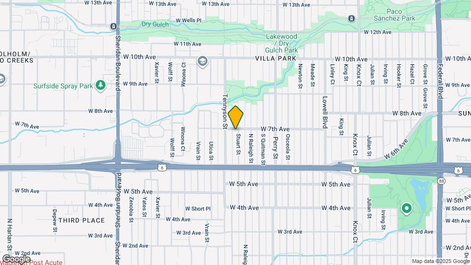 661 Stuart St Map and Location Details