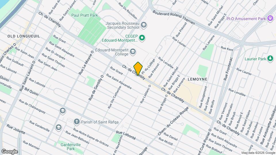 1056 De Chambly Ch Map and Location Details