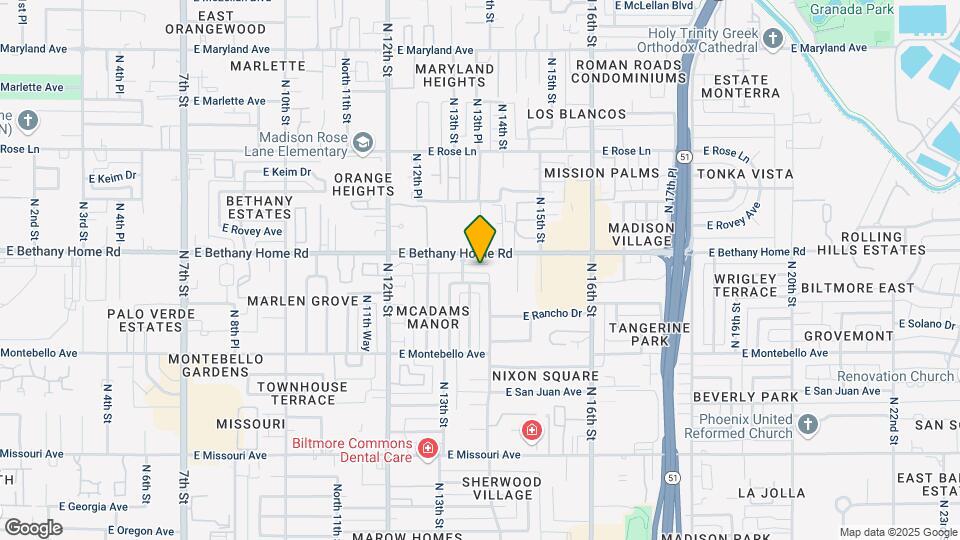 1333 E Pomelo Grove Ln Map and Location Details