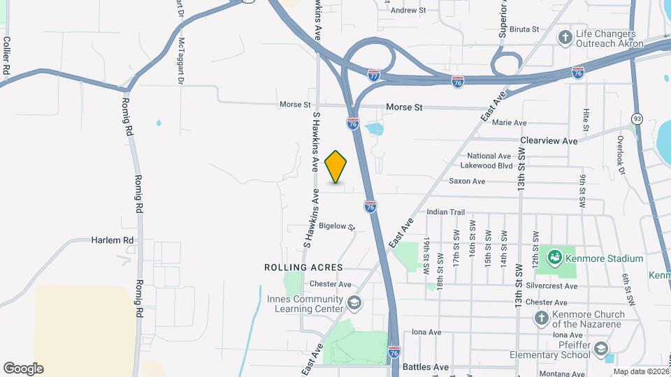 1171 Jason Ave Map and Location Details