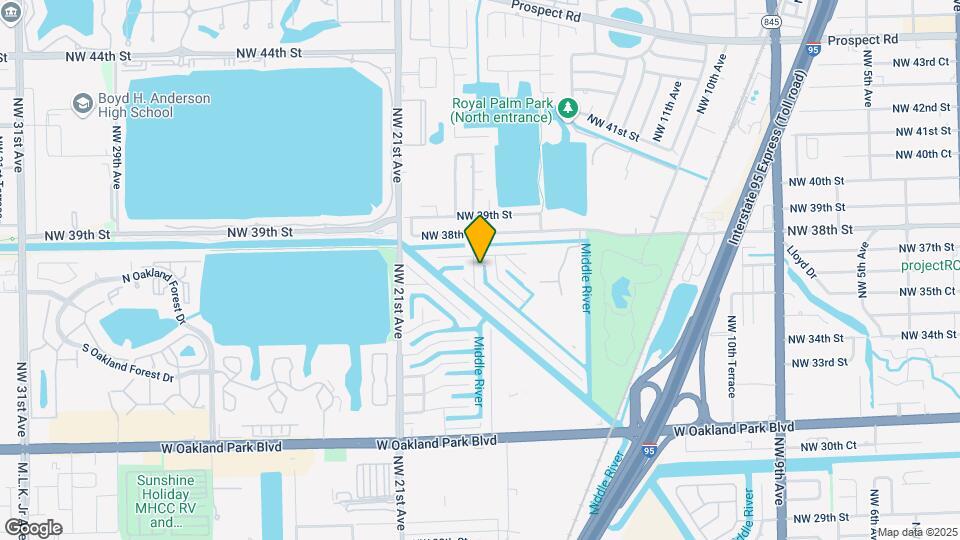 3672 NW 18th Ave Map and Location Details