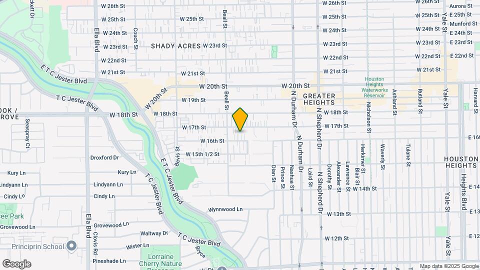 1045 W 16th St Map and Location Details