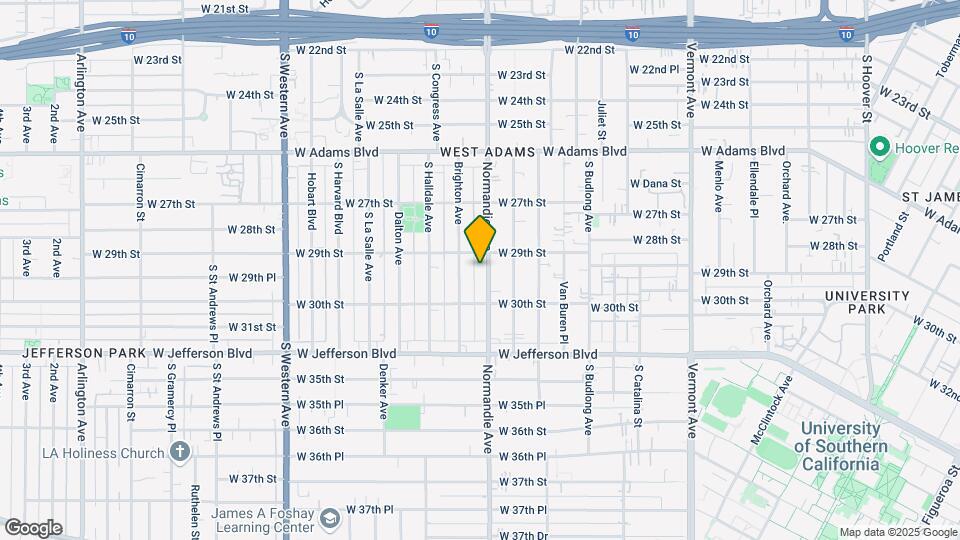 2923 S Normandie Ave Map and Location Details