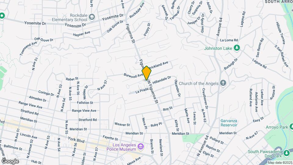 6817-6819 N Figueroa St Mapa y Detalles de la Ubicación
