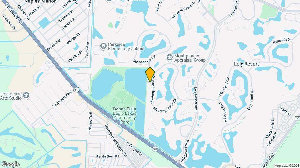 8884 Mustang Island Cir Map and Location Details