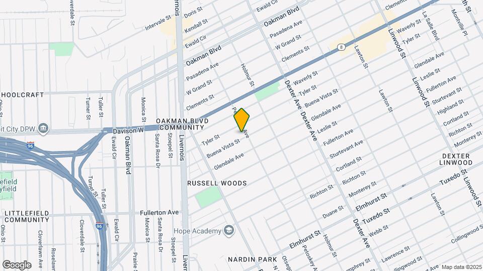 4218 Buena Vista St Map and Location Details