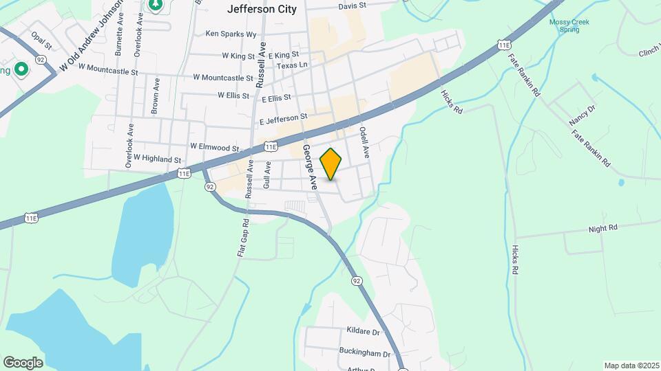 943 E Highland St Map and Location Details