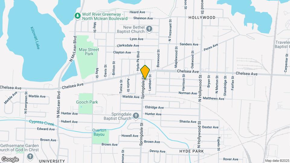 1362 Springdale St Map and Location Details