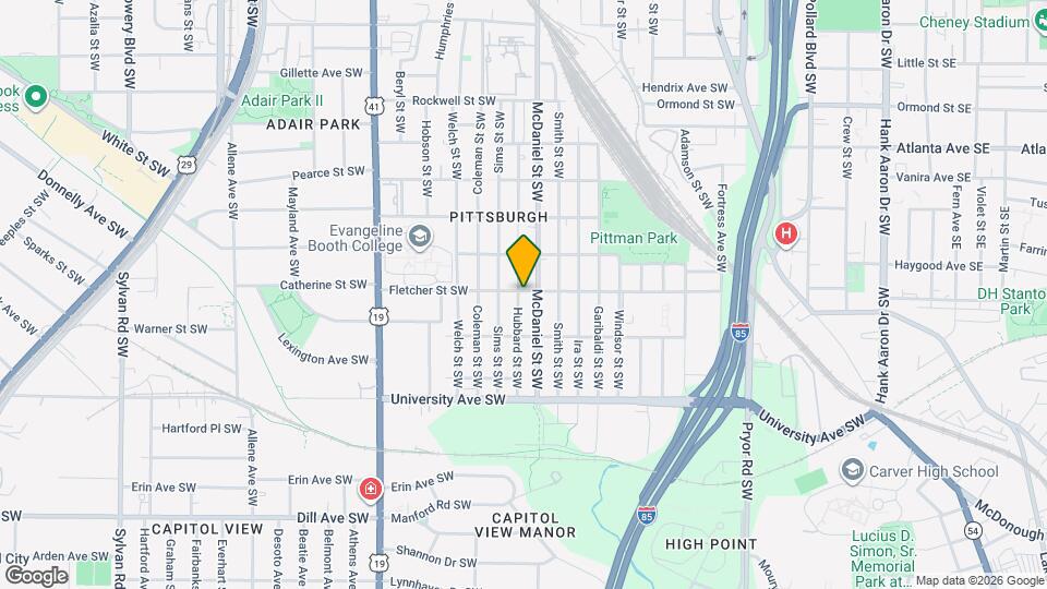 1076 Hubbard St SW Map and Location Details