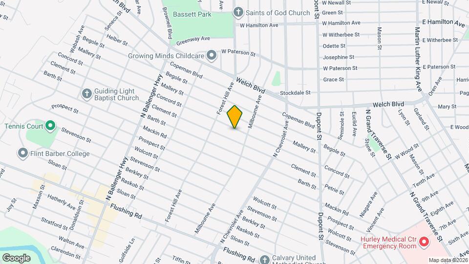 2421 Concord St Map and Location Details