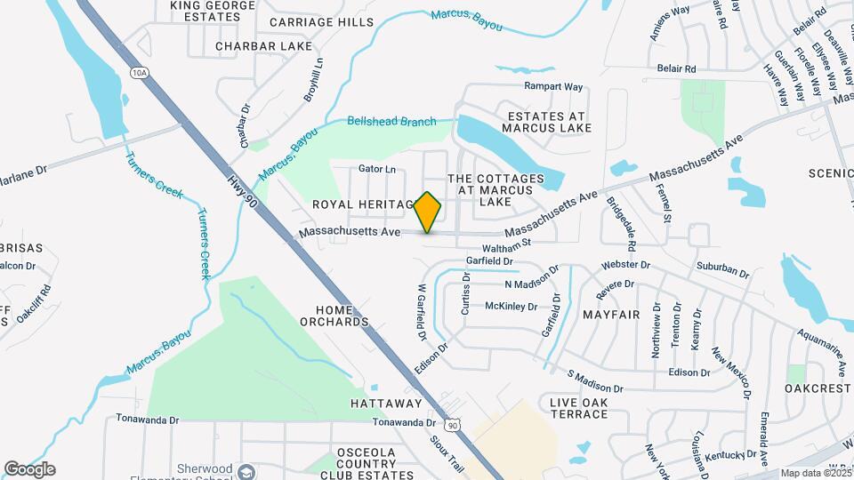 2386 Waltham St Map and Location Details