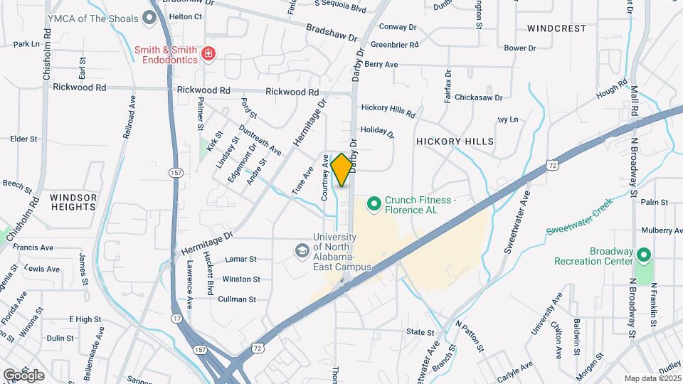 1825 Darby Dr Map and Location Details