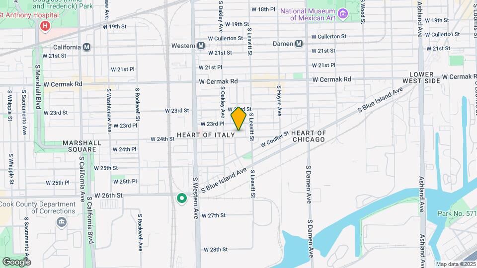 2226 W 24th St Map and Location Details